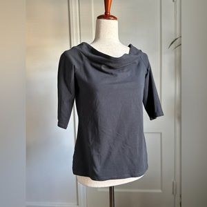 Loft Black Shoulder Shirt